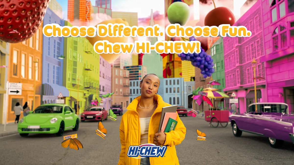 Hi-Chew's "Choose Different. Choose Fun." advertisement