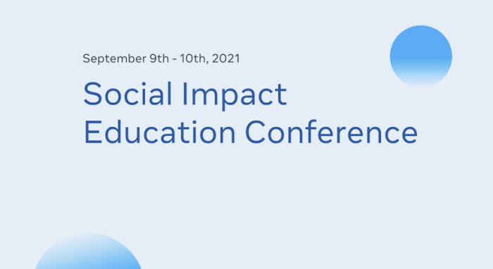 Facebook Social Impact Conference