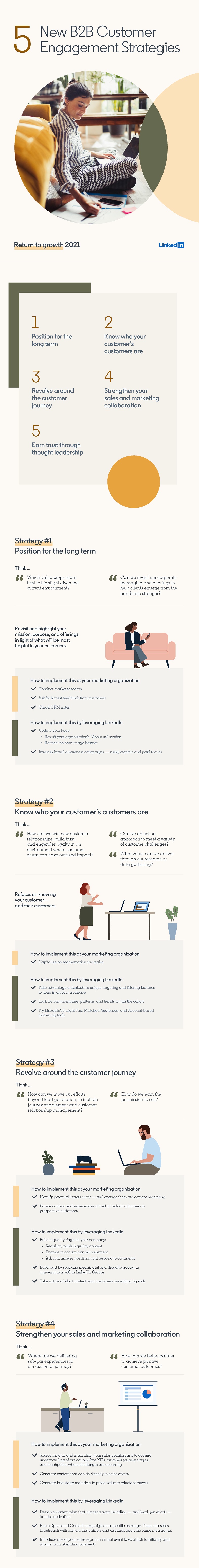 LinkedIn customer engagement strategies