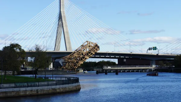 The North Station Draw One Bridge in Massachusetts
