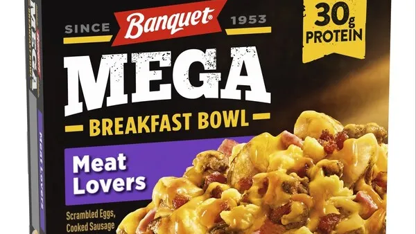 A box of Banquet Mega bowls