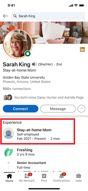 LinkedIn job titles update