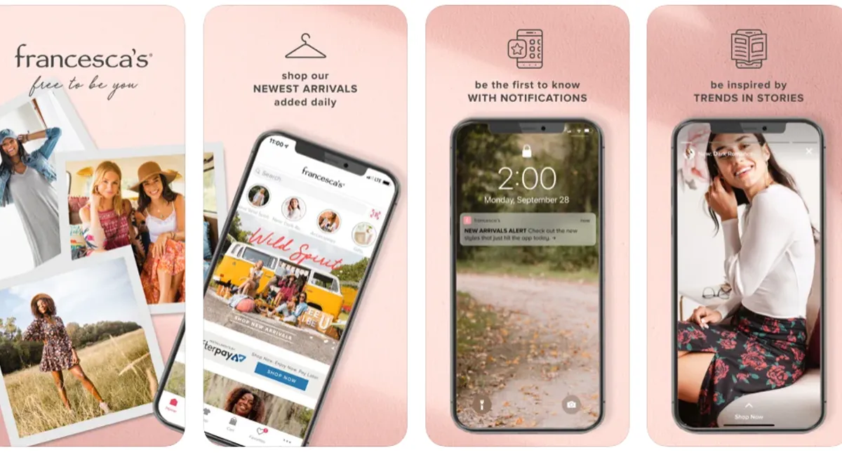 Francesca's releases new mobile app.