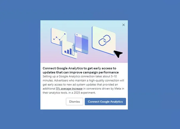 Meta Invites More Advertisers To Link Their Google Analytics Account
