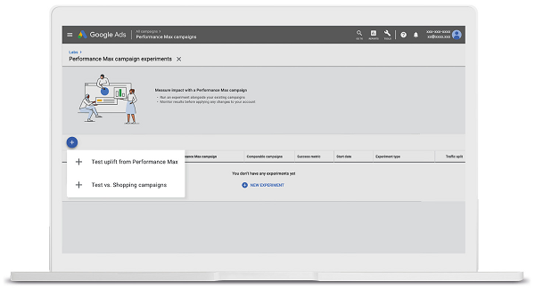 Google Peformance Max data