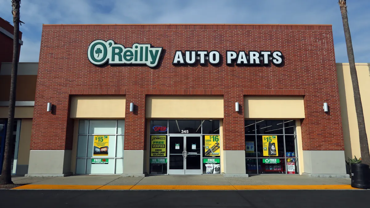 An O'Reilly Automotive storefront