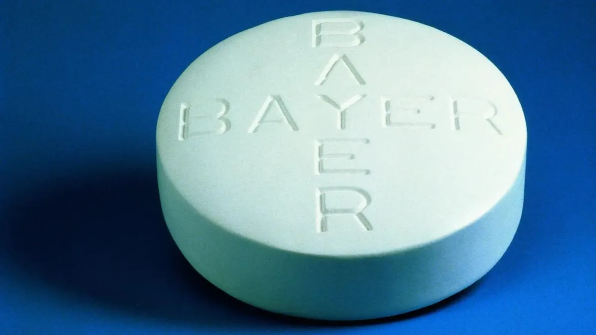 An image of a bayer aspirin