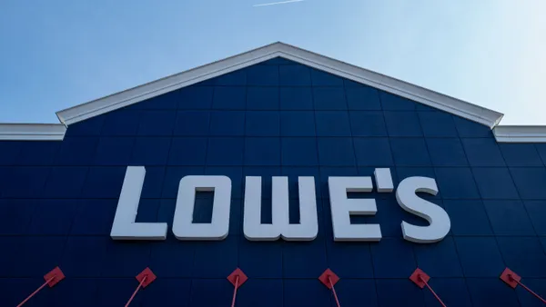 A Lowe's storefront.