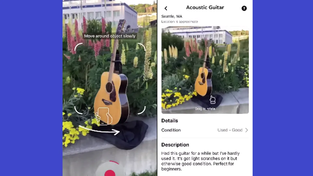 Facebook Marketplace 3D