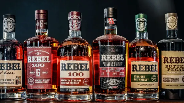 Lux Row Distillers' Rebel bourbons