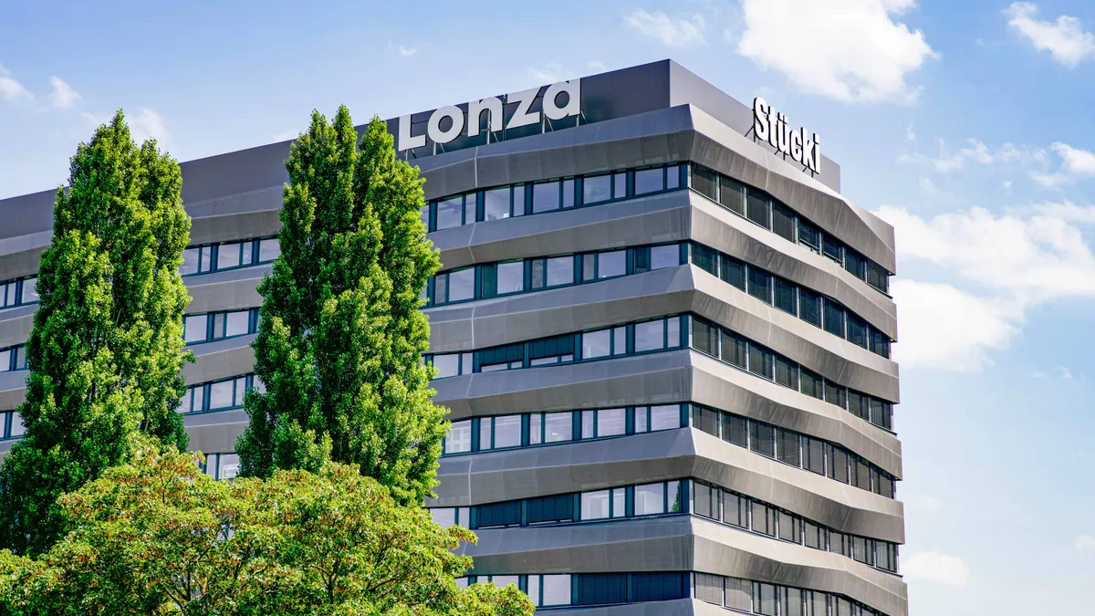 Lonza building in Basel, Switzerland