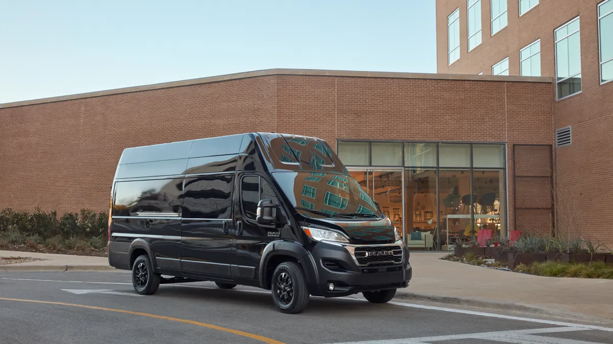 The 2024 Ram ProMaster work van.