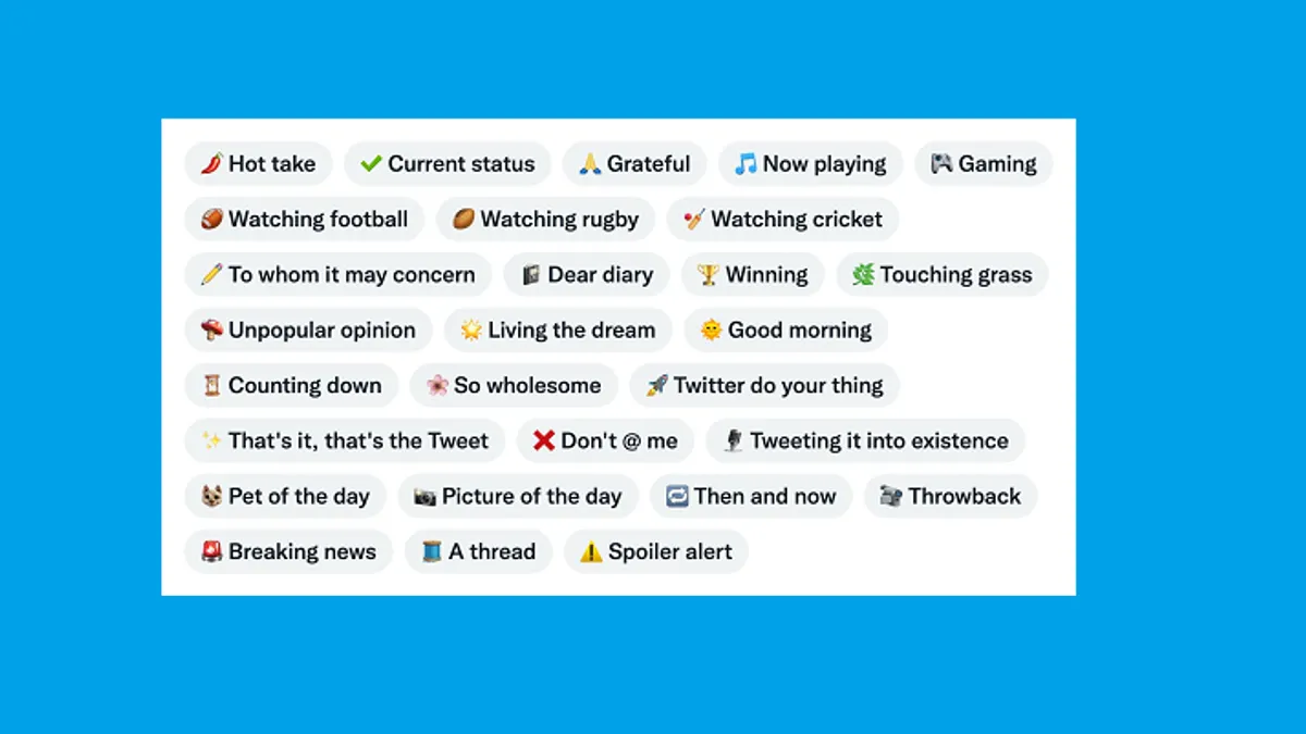 Twitter Status indicator