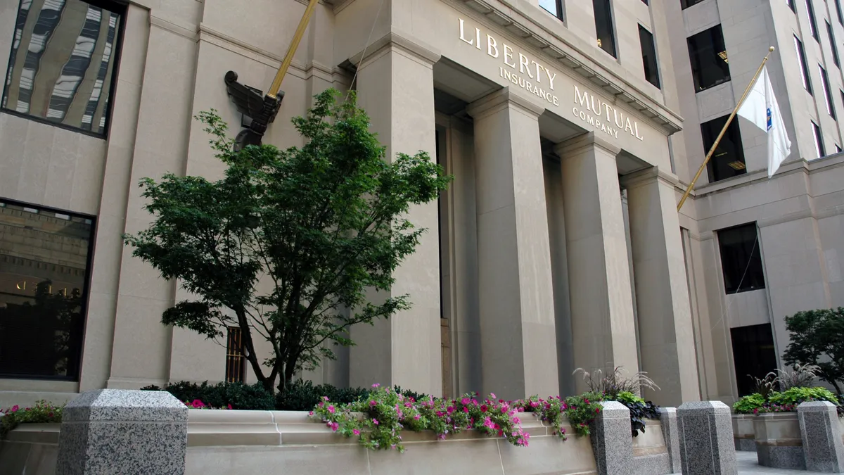 Street shot of Liberty Mutual headquarters building.