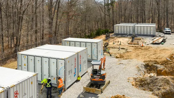 A distribution-level battery storage project