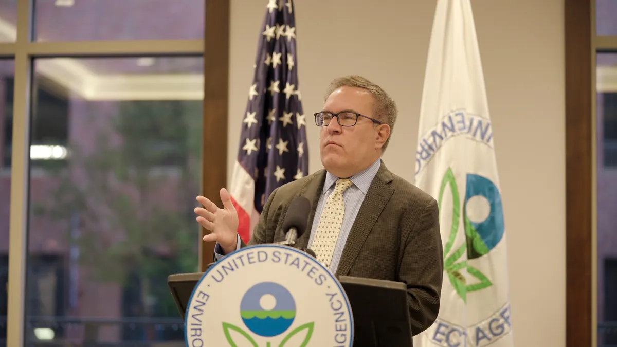 US EPA Administrator Andrew Wheeler on September 30, 2020