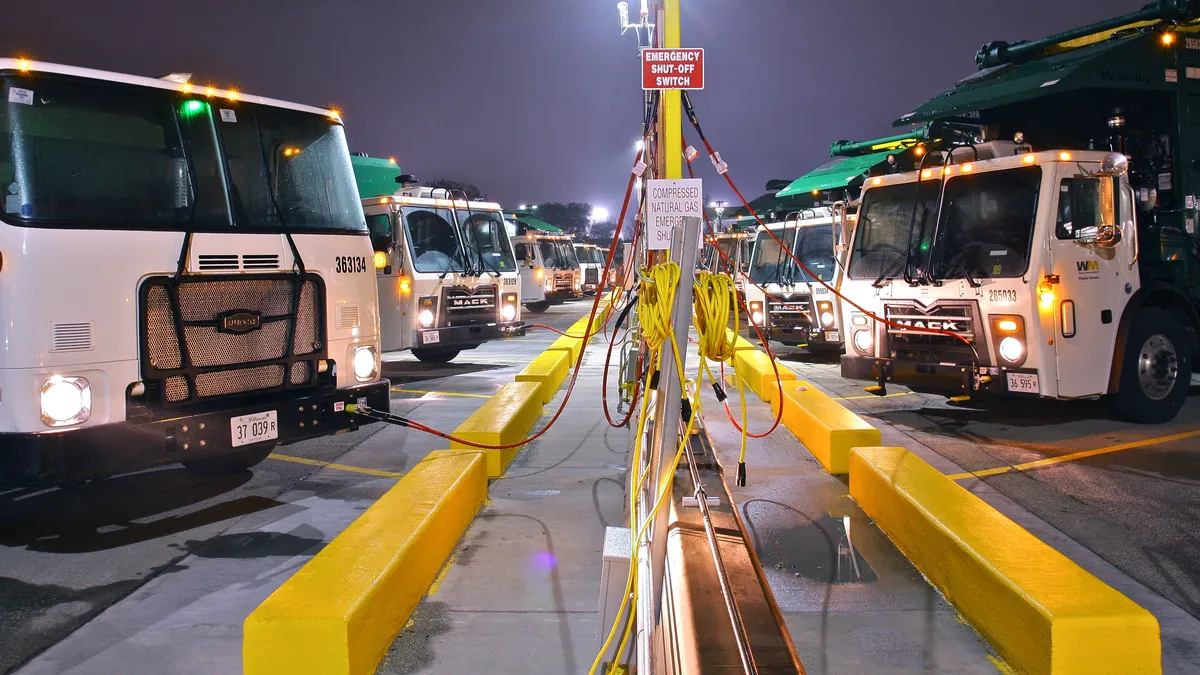 Waste Management CNG fueling station