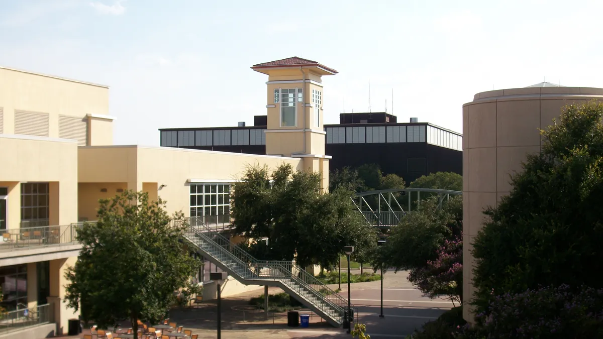 Campus buildings at the University of Texas at San Antonio.