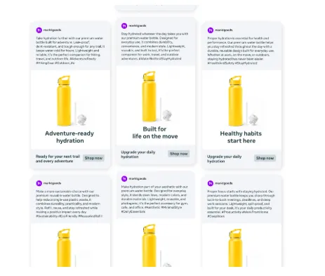 Meta ad testing