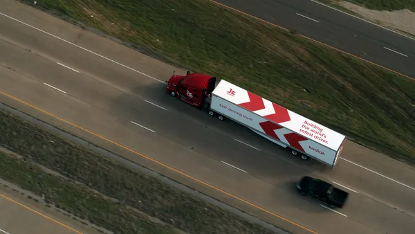 Kodiak truck on road