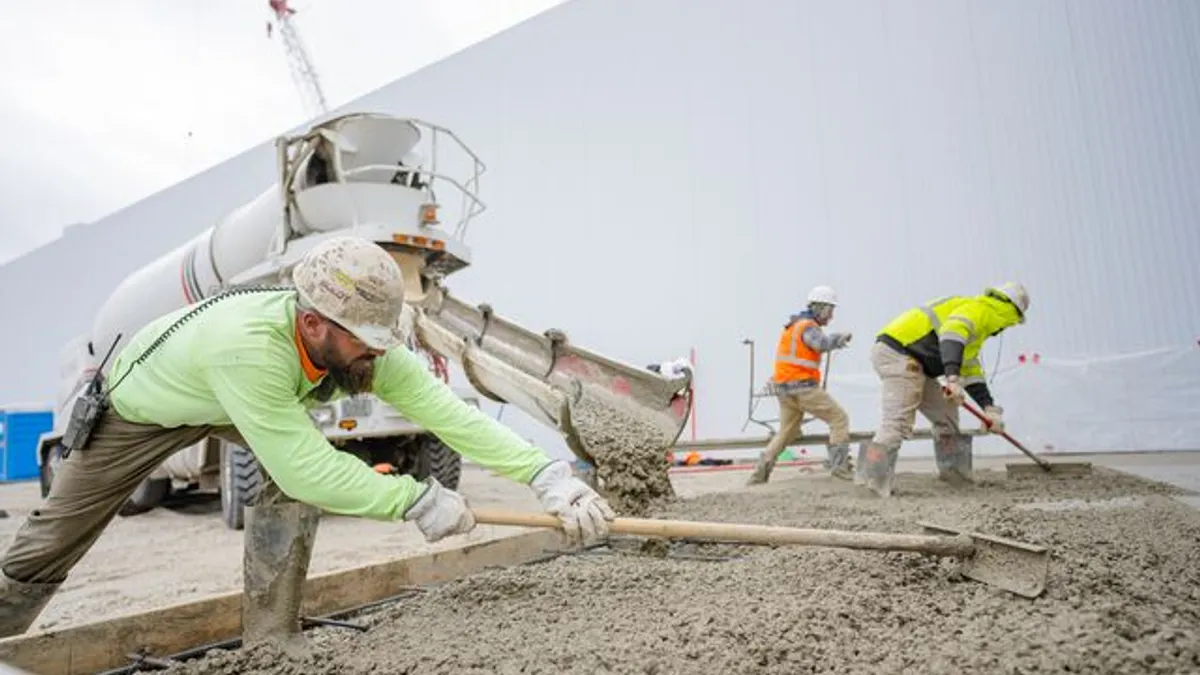 Construction workers onsite