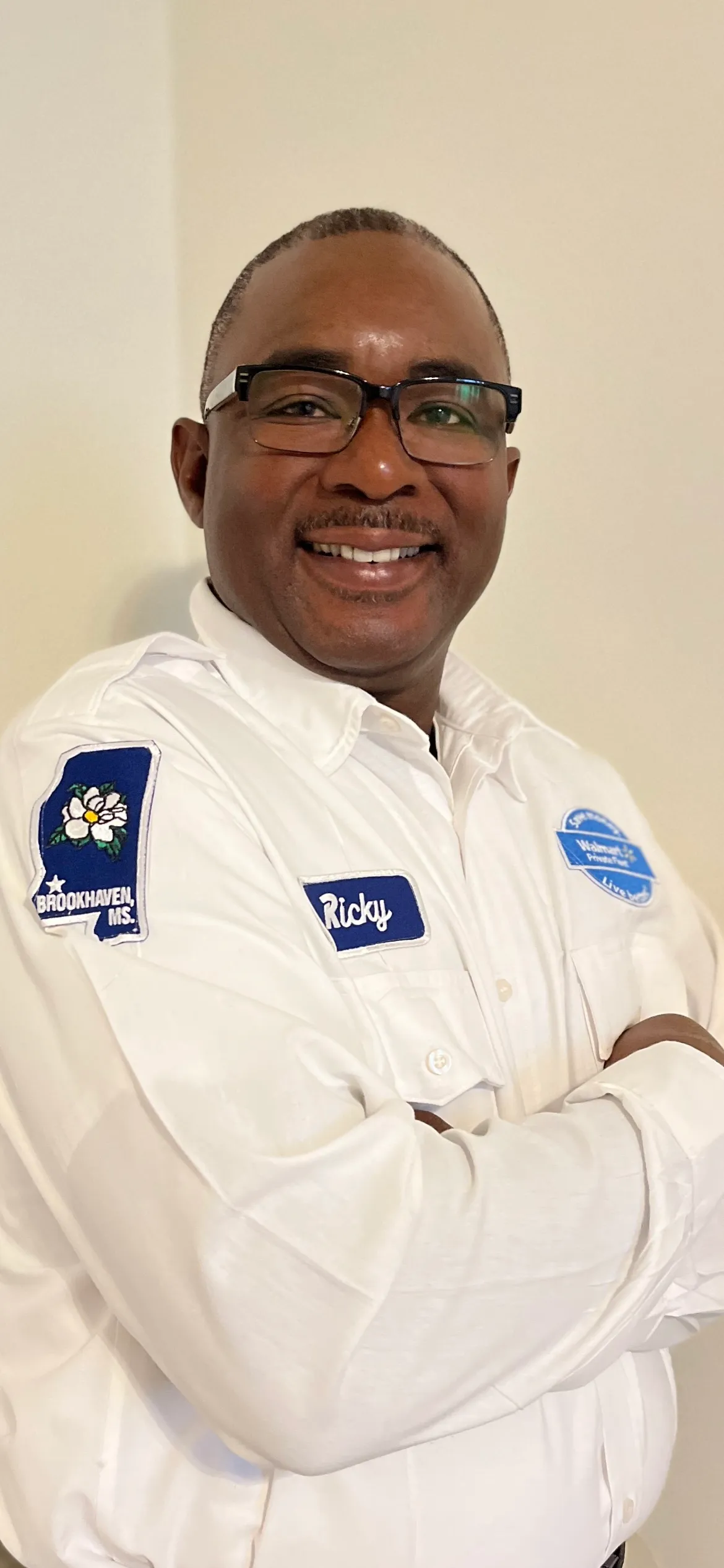 Ricky Sharp is a truck driving instructor for Walmart.