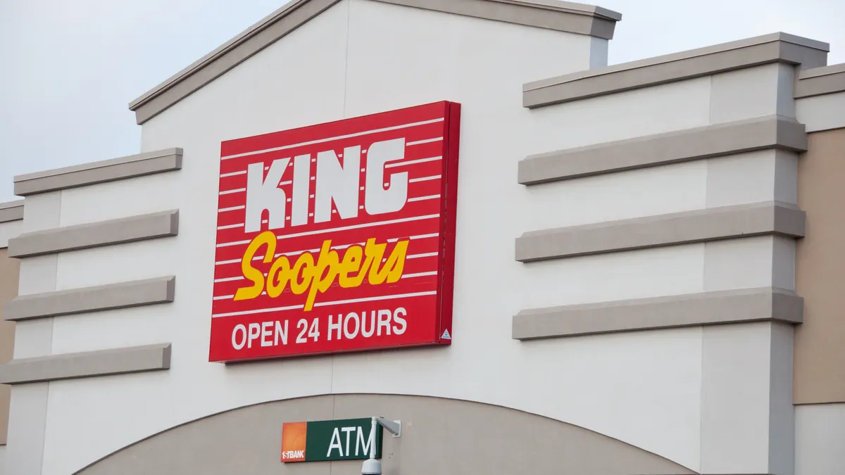 Exterior of a grocery store.