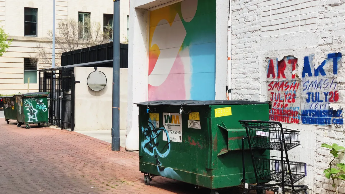 Waste bins in Washington, D.C.