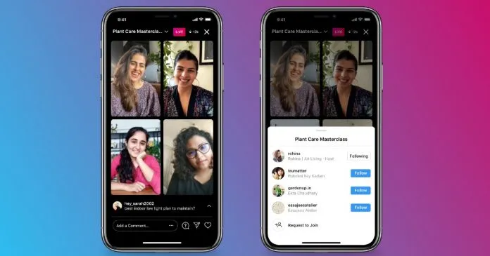 Instagram Live multi-participant example
