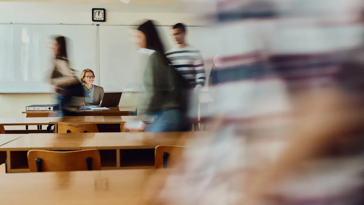 College classroom