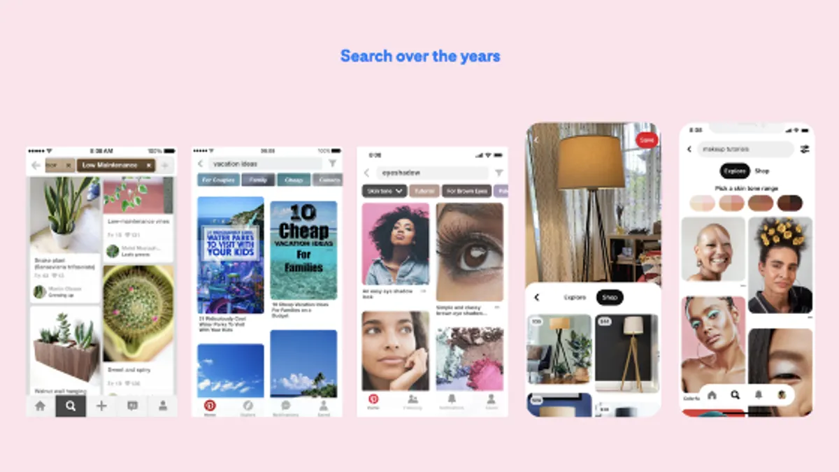Pinterest search