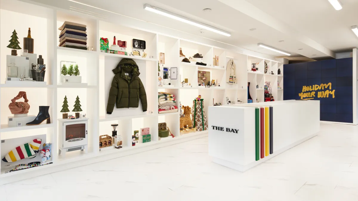 The Bay debuts a holiday pop up shop.