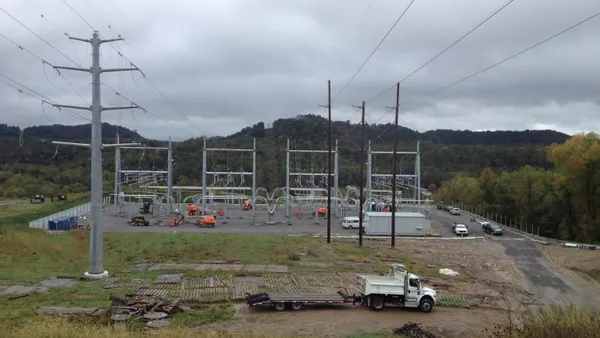 An electric substation.