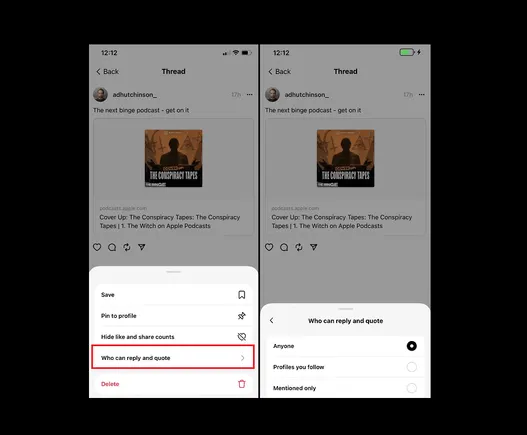 Threads Enables All Users to Control Who Can Quote Their Posts | Social ...