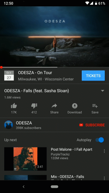 YouTube's new Eventbrite ticket integration