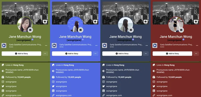 Facebook Tests Adaptive Color Backgrounds for Profiles | Social Media Today