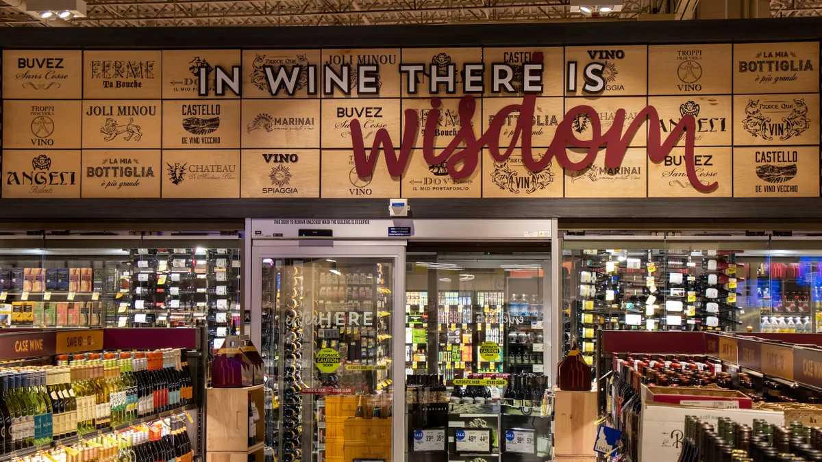 The Wine Cellar, within the Albertsons Market Street Store in Meridian, Idaho.