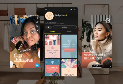 Snapchat brand profiles