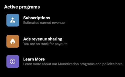X monetization