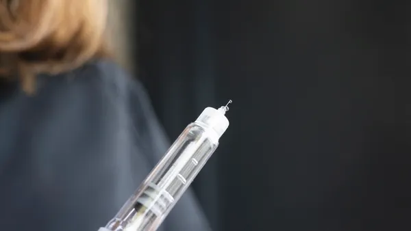Close-Up of Semaglutide Injection Pen Needle for Weight Loss Treatment