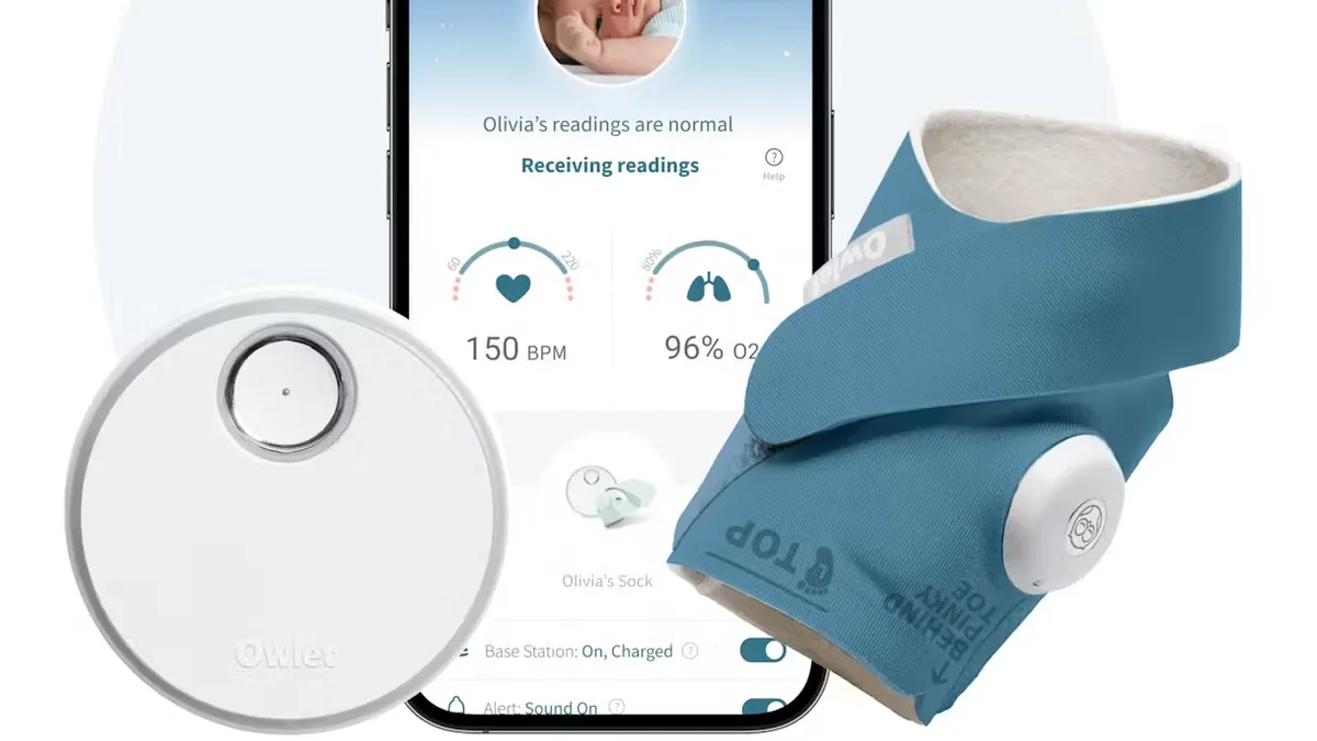 The owlet Babysta pulse oximeter system