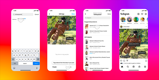 Instagram product tags