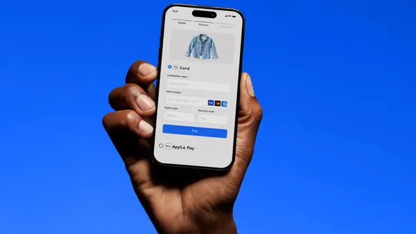 checkout.com in a cell phone screen
