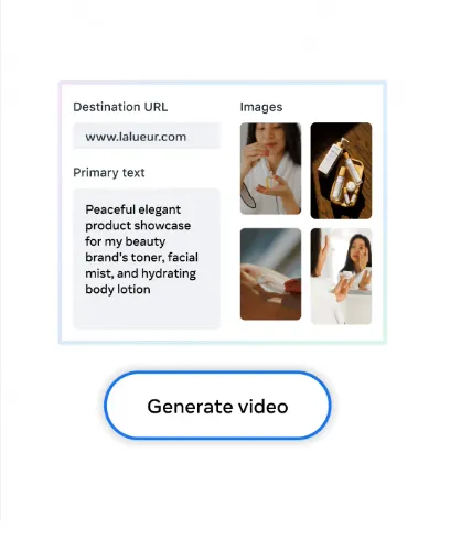 Meta video generation