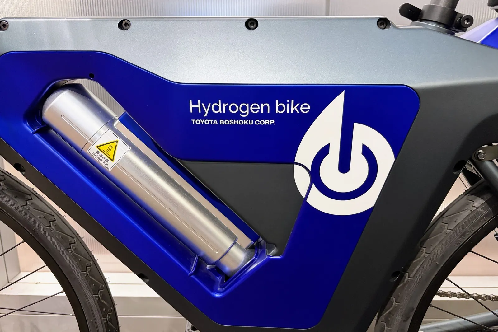 A hydrogen e-bike, at Toyota's Woven City Inventor Garage