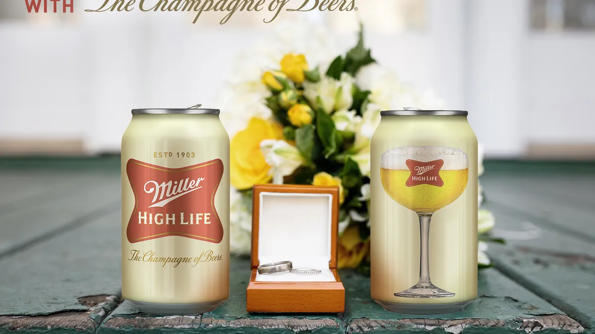 Miller High Life helps couples get married at home