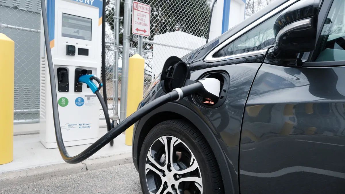 Northeast's Largest Public Electric Vehicle Fast-Charging Station Opens At JFK Airport.