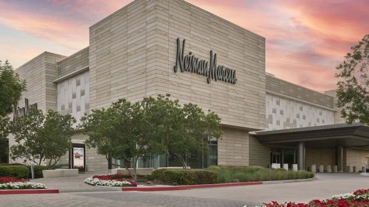 Front of Neiman Marcus store in Fort Worth, TX.