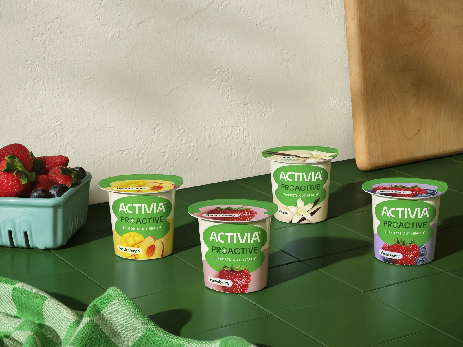 activia danone proactive protein fiber