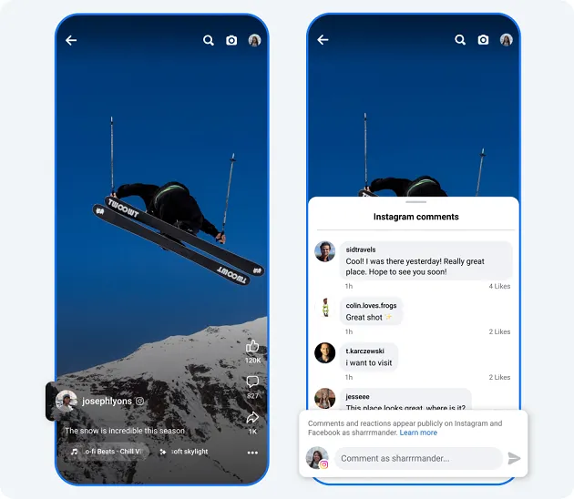 Facebook video update